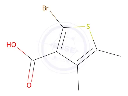 Chemical structure of 2-Bromo-4,5-dimethylthiophene-3-carboxylic Acid