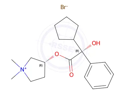 Chemical structure of Glycopyrrolate Isomer Impurity
