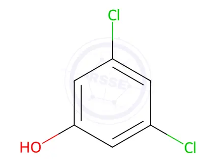 Chemical structure of 3,5-Dichlorophenol
