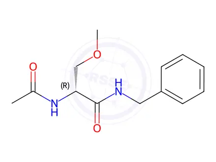 Chemical structure of Lacosamide