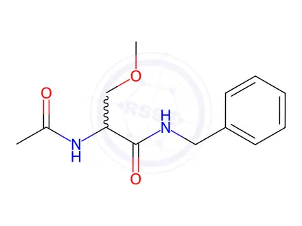 Chemical structure of Lacosamide Racemate