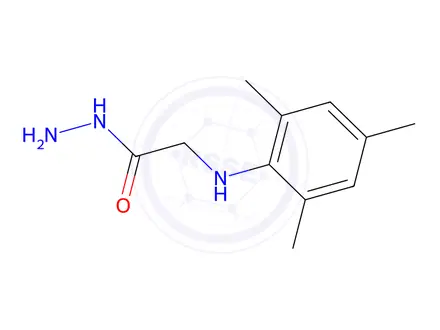 Chemical structure of 2-[(2,4,6-trimethylphenyl)amino]acetohydrazide