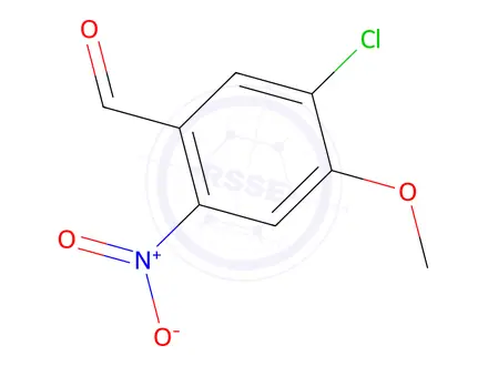 Chemical structure of 5-Chloro-4-methoxy-2-nitrobenzaldehyde