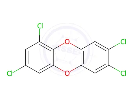 Chemical structure of 1,3,7,8-Tetrachlorodibenzo-p-dioxin