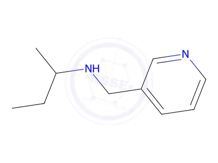 Chemical structure of N-(3-pyridinylmethyl)-2-butanamine hydrochloride