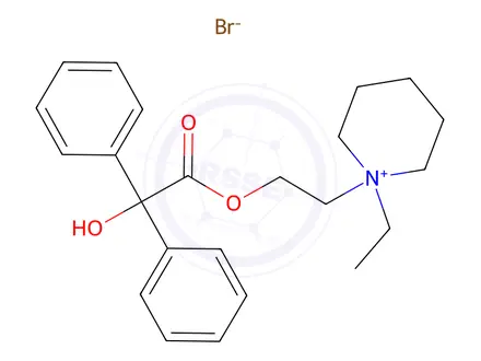 Chemical structure of Pipethanate ethobromide