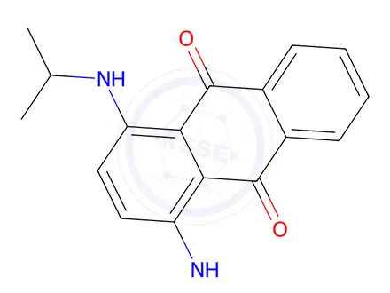 Chemical structure of Solvent Blue 102