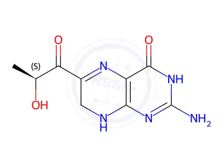 Chemical structure of Sepiapterin