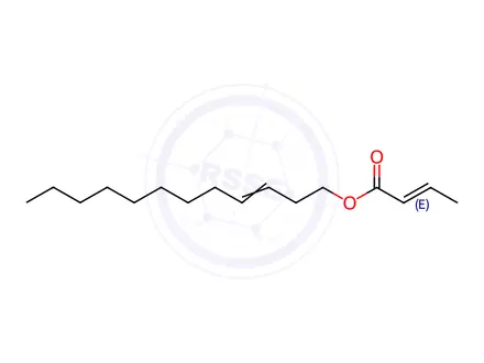 Chemical structure of Z-3-Dodecenyl E-Crotonate