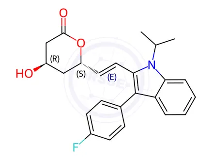 Chemical structure of Fluvastatin Lactone