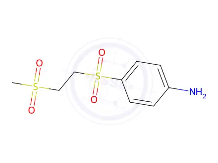 Chemical structure of 4-(2-Methanesulfonylethanesulfonyl)aniline