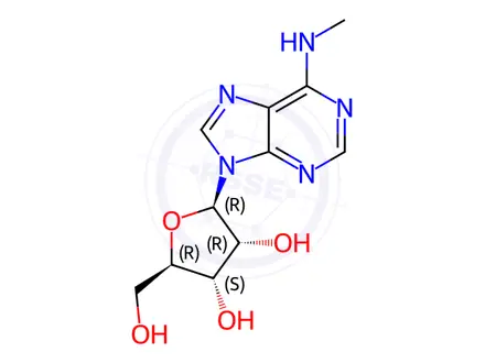 Chemical structure of N6-Methyladenosine