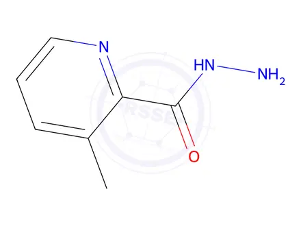 Chemical structure of 3-methylpyridine-2-carbohydrazide