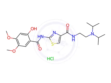 Chemical structure of Acotiamide HCl