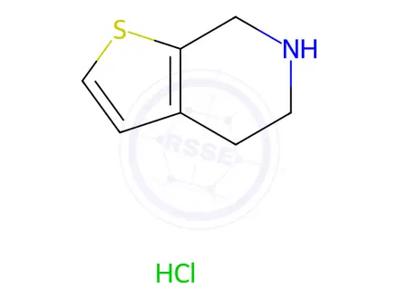 Chemical structure of 4,5,6,7-Tetrahydrothieno[2,3-c]pyridine Hydrochloride