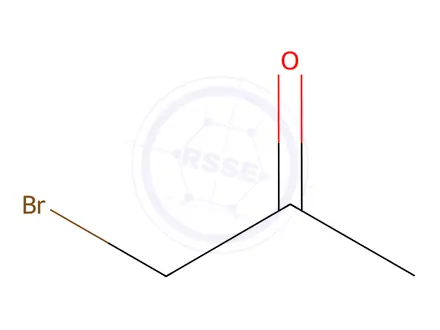 Chemical structure of Bromoacetone(stabilized with MgO)