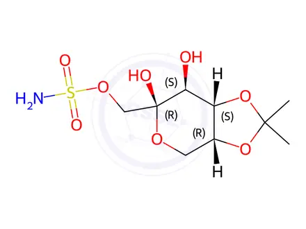 Chemical structure of Topiramate Impurity 6