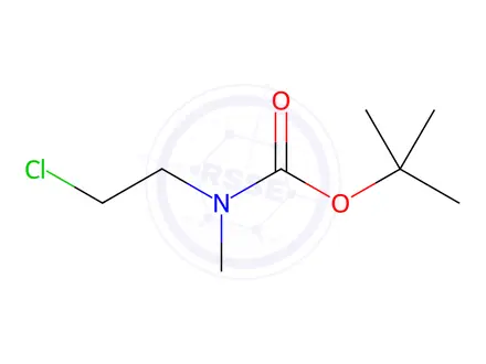 Chemical structure of tert-Butyl 2-chloroethyl(methyl)carbamate