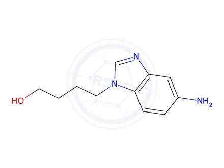 Chemical structure of 4-(5-Amino-benzoimidazol-1-yl)-butan-1-oldihydrochloride