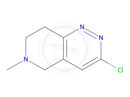 Chemical structure of 3-chloro-6-methyl-5h,6h,7h,8h-pyrido[4,3-c]pyridazine