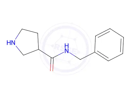 Chemical structure of n-Benzylpyrrolidine-3-carboxamide
