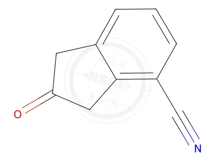 Chemical structure of 2-Oxo-2,3-dihydro-1H-indene-4-carbonitrile
