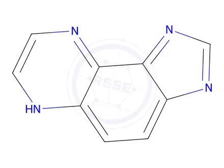 Chemical structure of 1H-Imidazo[4,5-f]quinoxaline(9CI)