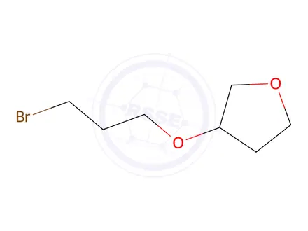 Chemical structure of 3-(3-bromopropoxy)oxolane