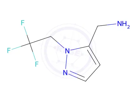 Chemical structure of [1-(2,2,2-trifluoroethyl)-1h-pyrazol-5-yl]methanamine
