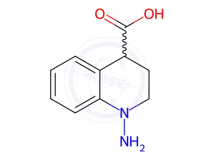 Chemical structure of Cinchoninic acid, 1-amino-1,2,3,4-tetrahydro-(8CI)