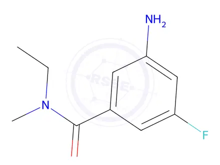 Chemical structure of 3-Amino-N-ethyl-5-fluoro-N-methylbenzamide