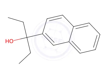 Chemical structure of 3-(Naphthalen-2-yl)pentan-3-ol