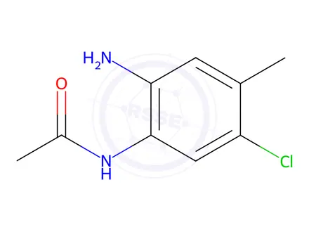 Chemical structure of N-(2-amino-5-chloro-4-methylphenyl)acetamide