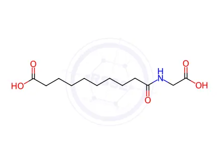 Chemical structure of N-Sebacoylglycine