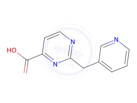 Chemical structure of 2-(Pyridin-3-ylmethyl)pyrimidine-4-carboxylic acid