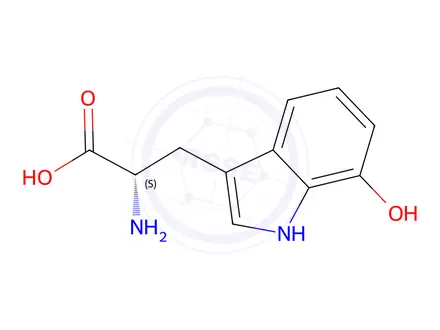 Chemical structure of 7-hydroxy tryptophan
