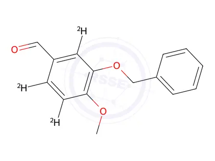 Chemical structure of 3-Benzyloxy-4-Methoxybenzaldehyde-d3