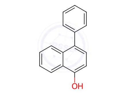 Chemical structure of 1-Hydroxy-4-phenylnaphthaline