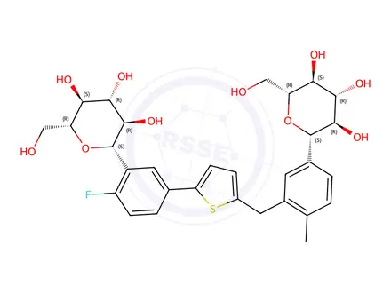 Chemical structure of Canagliflozin Impurity 75