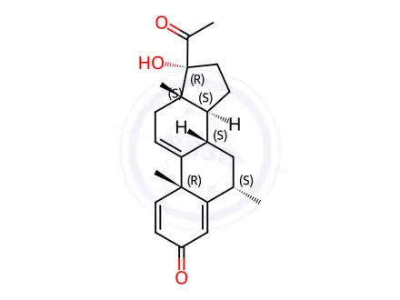 Chemical structure of Fluorometholone Impurity 37