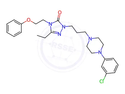 Chemical structure of Nefazodone Monomer
