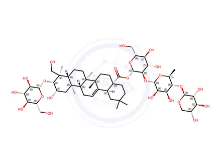 Chemical structure of Polygalasaponin F