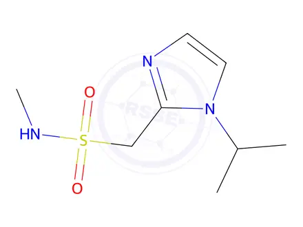 Chemical structure of 1-(1-Isopropyl-1h-imidazol-2-yl)-n-methylmethanesulfonamide