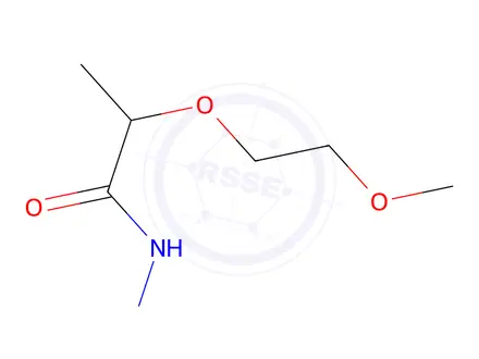 Chemical structure of 2-(2-methoxyethoxy)propanehydrazide