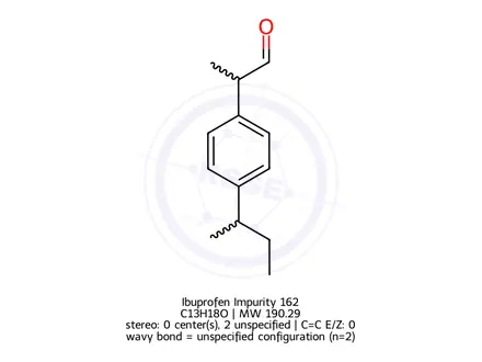 Chemical structure of Ibuprofen Impurity 162