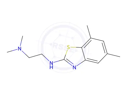 Chemical structure of n'-(5,7-dimethyl-1,3-benzothiazol-2-yl)-n,n-dimethylethane-1,2-diamine