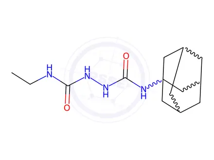 Chemical structure of N1-(Adamantan-1-yl)-N2-ethylhydrazine-1,2-dicarboxamide