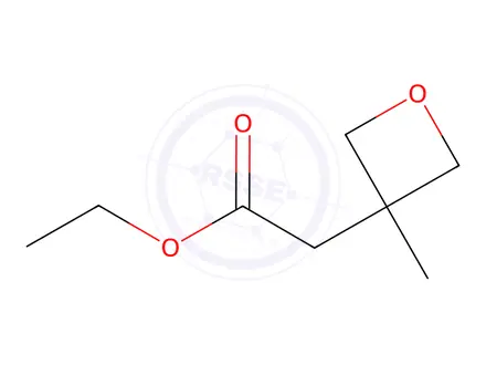 Chemical structure of 3-OXETANEACETIC ACID, 3-METHYL-, ETHYL ESTER