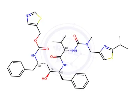 Chemical structure of Ritonavir EP Impurity N