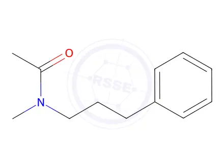 Chemical structure of N-Methyl-N-(3-phenylpropyl)acetamide